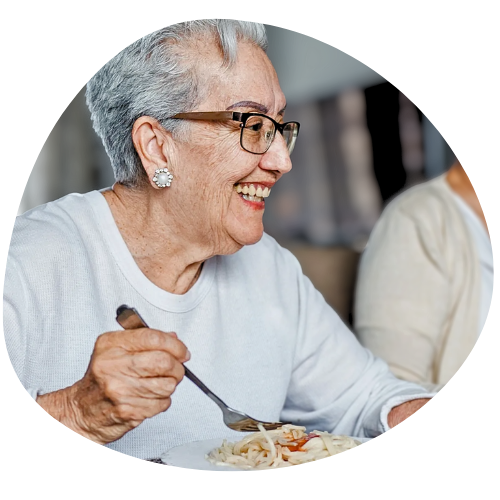 Nourishment provided to seniors by the Kinneret Council on Aging